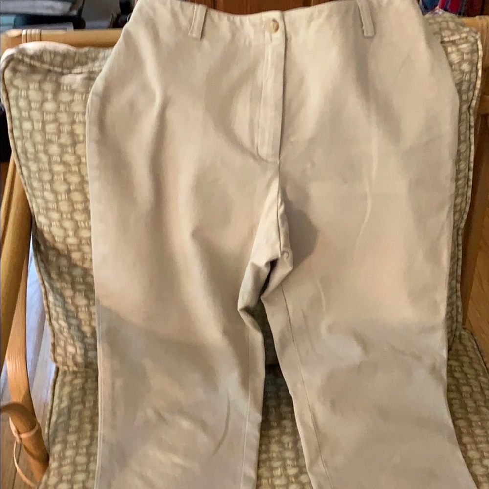 Lauren Ralph Lauren Classic Flat Front Khakis